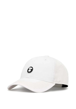 AAPE BY *A BATHING APE® logo-patch cap - White