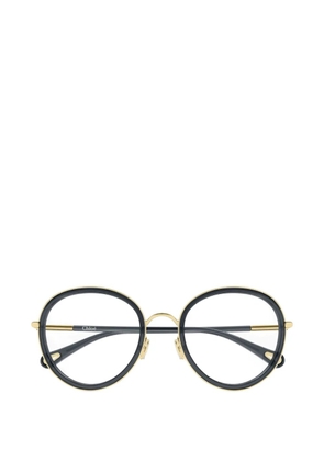 Chloé Eyewear round metal glasses - Black
