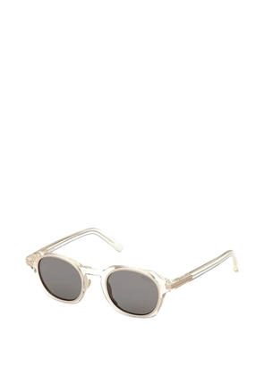 Zegna oval-frame sunglasses - Neutrals