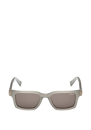 Zegna rectangle-frame sunglasses - Grey