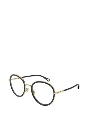 Chloé Eyewear round metal glasses - Black