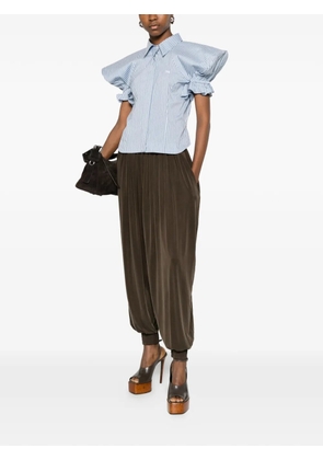 Vivienne Westwood striped short-sleeved shirt - Blue