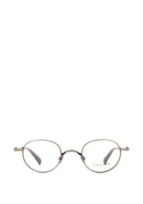 Yohji Yamamoto round-frame glasses - Silver