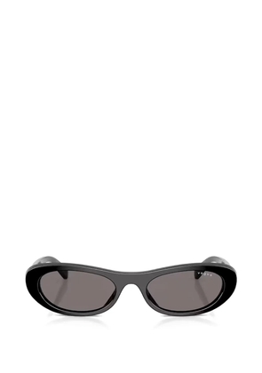 Vogue oval-frame sunglasses - Black