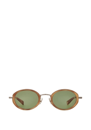 Garrett Leight Alper round-frame sunglasses - Brown