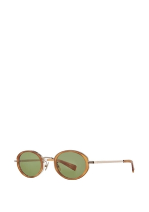 Garrett Leight Alper round-frame sunglasses - Brown