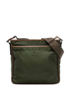 Prada Pre-Owned 2013-2025 Tessuto Zip Top crossbody bag - Green
