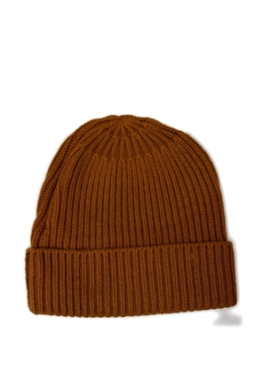 Emiliano Rinaldi ribbed hat - Brown