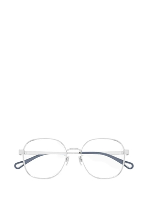 Chloé Eyewear geometric metal glasses - Silver
