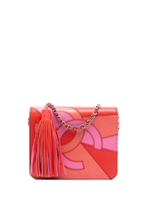 CHANEL Pre-Owned 2019 CC Lambskin Patchwork Wallet On Chain crossbody bag - Pink