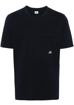 C.P. Company logo-print patch-pocket T-shirt - Blue