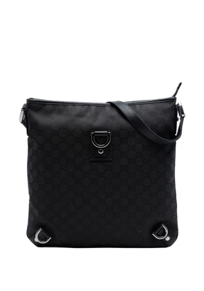 Gucci Pre-Owned 2016-2026 GG Canvas Abbey D Ring crossbody bag - Black