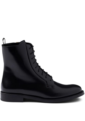 Prada leather boots - Black