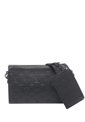 Louis Vuitton Pre-Owned 2010-2026 Monogram Shadow Gaston Wearable Wallet crossbody bag - Black