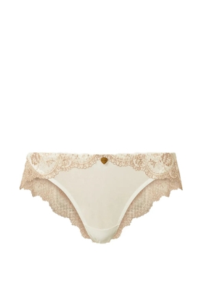 TWINSET floral-lace Brazilian briefs - Neutrals