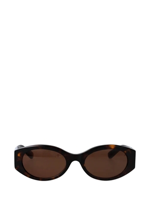 Balenciaga Eyewear oval-frame sunglasses - Brown