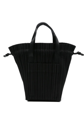Pleats Please Issey Miyake pleated tote bag - Black