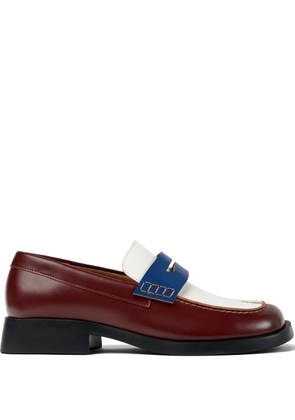 Camper Twins leather loafers - Brown
