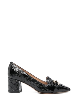 Ferragamo Gancini-buckle pumps - Black