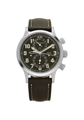 Patek Philippe Pre-Owned 2025 Calatrava 5924G-010 42mm watch - Green