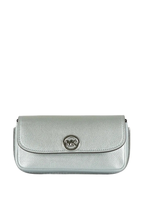 Michael Michael Kors chain flap shoulder bag - Silver