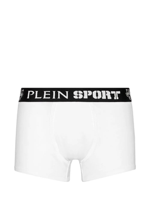 Plein Sport logo-waistband boxers - '01 white'