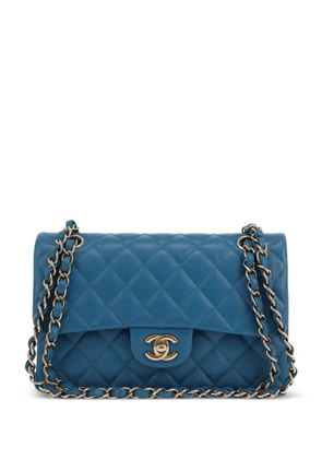 CHANEL Pre-Owned Timeless Petit quilted grained shoulder bag - Blue
