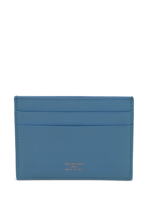 Balenciaga Pre-Owned 2021 logo-stamp cardholder - Blue