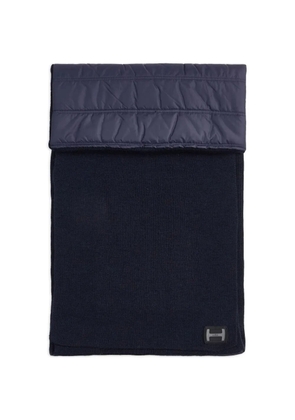 Hogan logo knit scarf - Blue