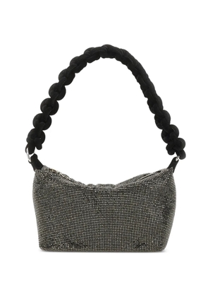 Kara knotted-handle tote bag - Silver