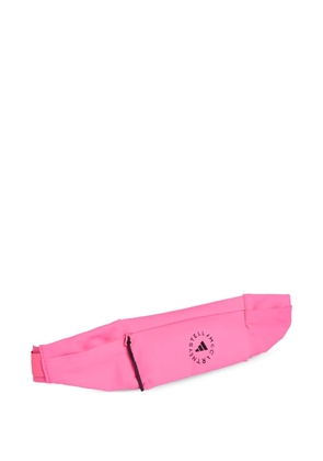 adidas x Stella Mccartney logo-print belt - Pink