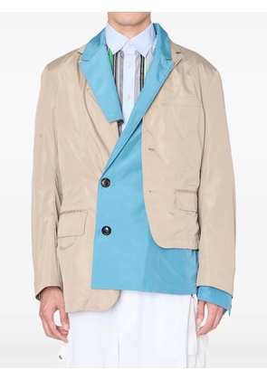 Kolor flap-pocket blazer - Neutrals