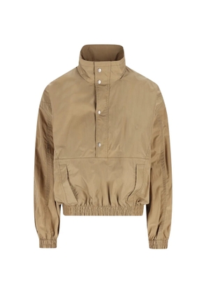 Saint Laurent Cassandre button-fastening jacket - Neutrals