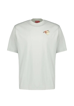Diesel floral-print crew-neck T-shirt - White