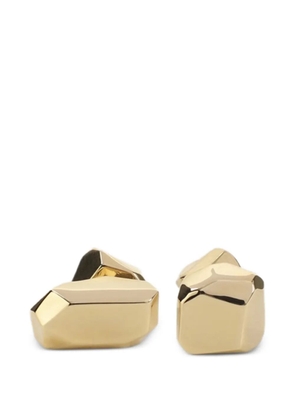 Lanvin cubic stud earrings - Gold
