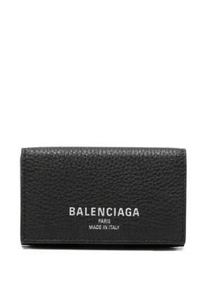 Balenciaga logo-detail keyring - Black