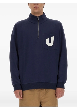 UMBRO x YMC patch-pocket sweatshirt - Blue