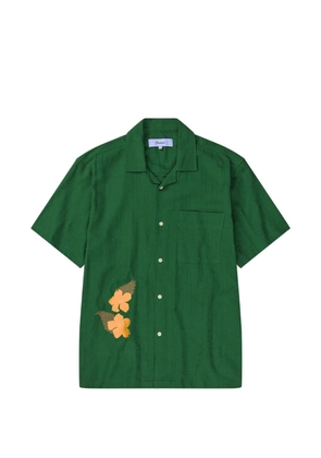 Palmes floral camp collar shirt - Green