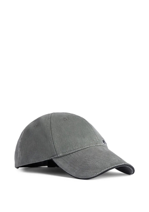 Balenciaga logo embroidered cap - Grey