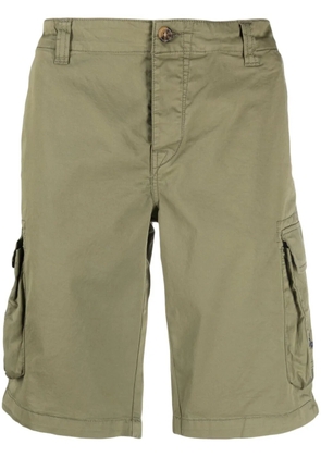 MC2 Saint Barth knee-length cotton cargo-shorts - Green
