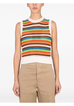 Department 5 Patty striped top - White
