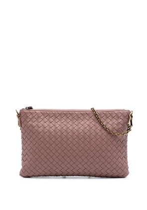 Bottega Veneta Pre-Owned 2012-2025 Nappa Intrecciato Biletto Wallet On Chain crossbody bag - Pink