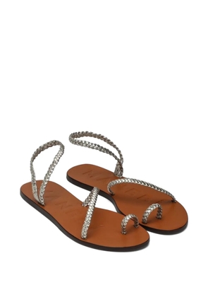 Manebi Canyon leather sandals - Grey
