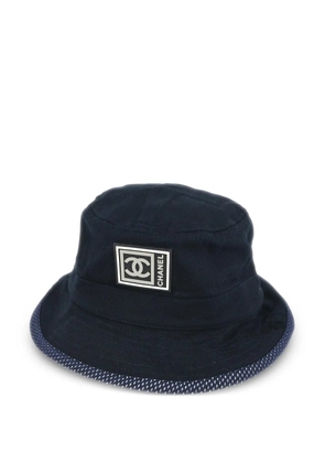 CHANEL Pre-Owned 1990-2000s sport line bucket hat - Blue
