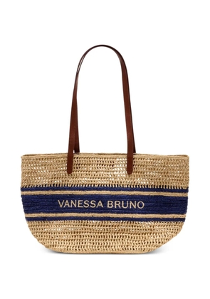 Vanessa Bruno logo-embellishment tote bag - Neutrals
