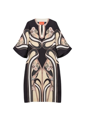La DoubleJ ambrosia-print dress - Black