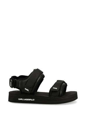 Karl Lagerfeld Atlantik strap platform sandals - Black