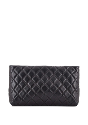 CHANEL Pre-Owned Square Timeless Quilted Lambskin clutch bag - Black