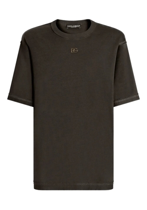 Dolce & Gabbana logo T-shirt - Brown