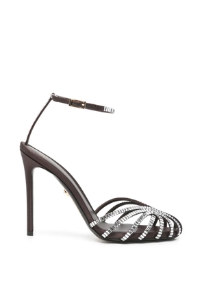 Alevì Penelope embellished-strap sandals - Brown